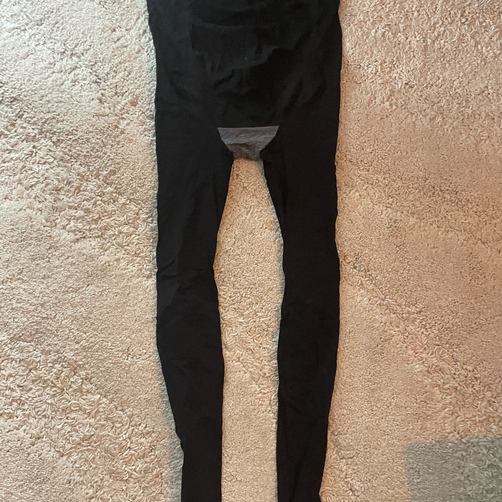 black maternity tights
